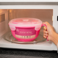 Cooke & Miller Microwaveable Food Bowl with Handle & Locking Lid – BPA Free Soup, Noodle & Lunch Bowl (940ml)