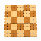 Natural Bamboo Heat Insulation Pad / Wooden Trivet – Square Hot Pot Mat