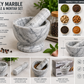 Grey Marble Pestle & Mortar Set – Natural Stone Herb & Spice Grinder