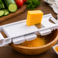 Multi Function Vegetable Slicer & Grater with Interchangeable Blades