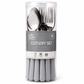 Cooke & Miller 16 Piece Cutlery Set – Grey Handles