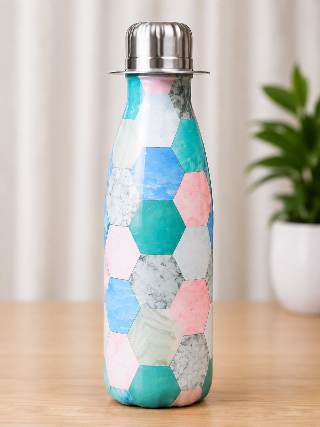 Stainless Steel Water Bottle – Reusable Drinks Bottle – Assorted Designs Capactity 500ml