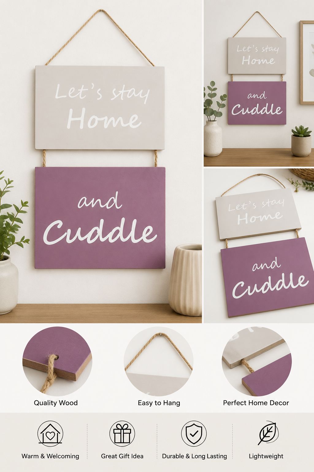 Hanging Wall Signs & Home Décor