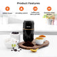Capsule Press-Down Bullet Coffee Grinder – One-Touch Operation, Compact Design
