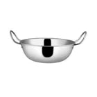 21cm Stainless Steel Indian Curry Bowl Balti | Kadai Karahi Serving Dish
