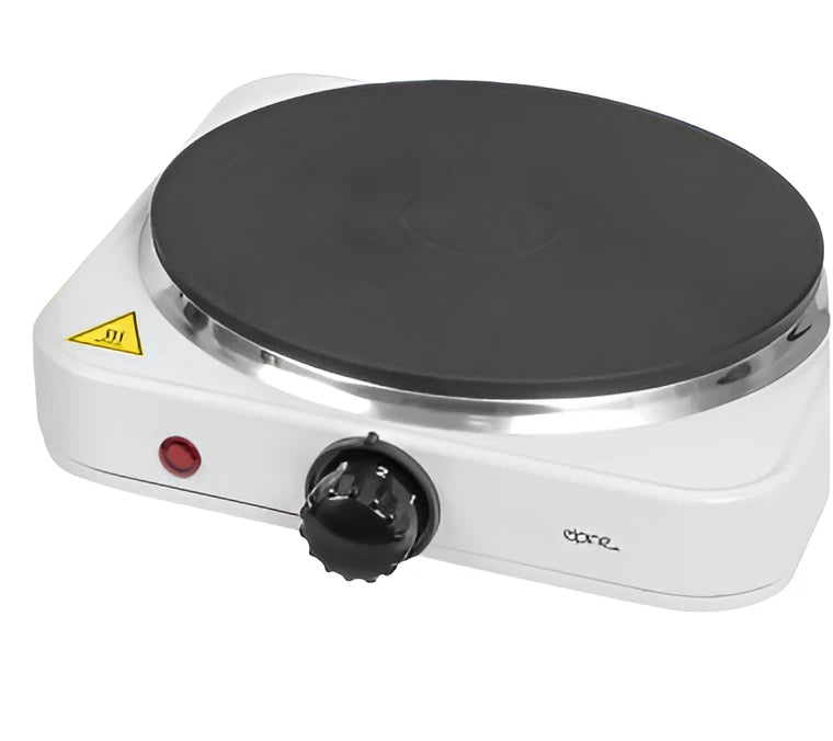 1500W Single Hot Plate with Thermostat – Tabletop Cast Iron Hob, 1 Ring